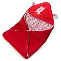 MY NEWBORN Baby Blanket Hooded Wrapper All Season for Boys and Girls (Red-Hood)