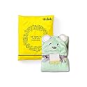 MY NEWBORN Hooded Baby AC Wrapper - Pack of 1 (Green) | All Season Swaddle for 0-12 Months | Infant Sleeping Bag | Great Gift | Bath Towel | Bath Robe | Ultra-Soft Multipurpose Comforter