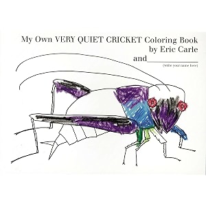 my own very quiet cricket coloring book