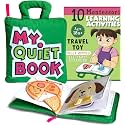 My Quiet Book, Toddler Plane Busy Board Book, All Parts Attached, Ages 2-4