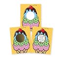 My Scratch Offs 20 Pack Ice Cream Cone Note Cards &amp; Stickers Make Your Own DIY for Summer Party Favors Games Birthday