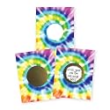 My Scratch Offs - 20 Pack Tie Dye Make Your Own DIY Note Cards &amp; Stickers Ideal for Student Prizes, Teacher Supplies, Small Business and Promo Codes