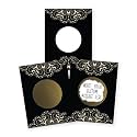 My Scratch Offs Black Vintage Lace Gold Scratch Off Note Cards, 20 Pack Wedding, Business, Teacher, Graduation Rewards