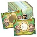 My Scratch Offs Jungle Treasure Scavenger Hunt Map Make Your Own Scratch Off Cards 20 Cards and 20 Stickers
