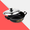 My Store Non Stick Kadhai with Steel