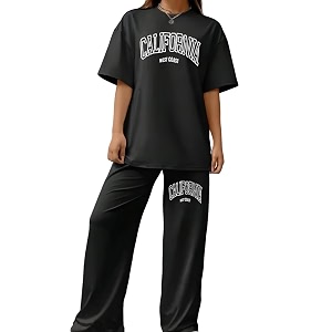 My Swag Womens Cotton Loungewear Set T-Shirt