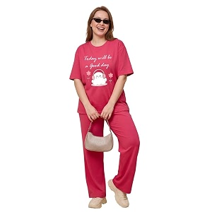my swag women cotton pajama set cute cartoon graphic printed night suit for women amp girlsplus size nightsuit setkorean night suit