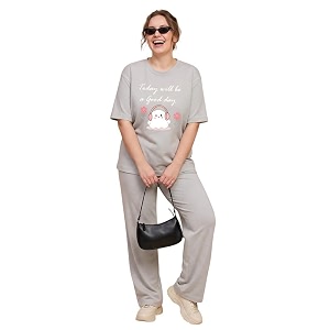 my swag women cotton pajama set cute cartoon graphic printed night suit for women amp girlsplus size nightsuit setkorean night suit