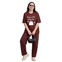 My Swag Women Cotton Pajama Set Cute Cartoon Graphic Printed Night Suit for Women &amp; Girls/Plus Size Nightsuit Set/Korean Night Suit