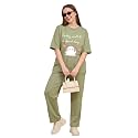 My Swag Women Cotton Pajama Set Cute Cartoon Graphic Printed Night Suit for Women &amp; Girls/Plus Size Nightsuit Set/Korean Night Suit