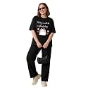 My Swag Women Cotton Pajama Set Cute Cartoon Graphic Printed Night Suit for Women &amp; Girls/Plus Size Nightsuit Set/Korean Night Suit