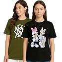 My Swag Womens Combo T-Shirts Printed Cotton