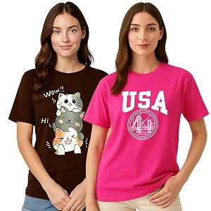 My Swag Womens Graphic T-Shirt Pack of