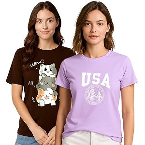 My Swag Womens Graphic T-Shirt Pack of