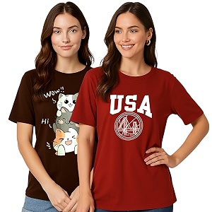 My Swag Womens Graphic T-Shirt Pack of
