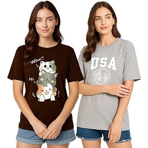 My Swag Womens Graphic T-Shirt Pack of