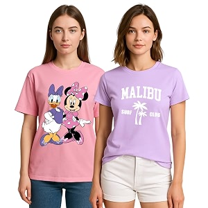 My Swag Womens Half Sleeve Printed T-Shirts