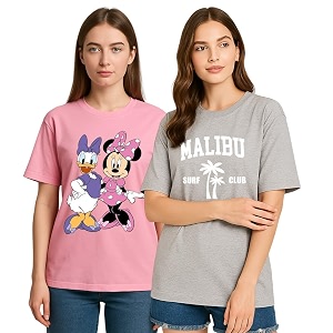 My Swag Womens Half Sleeve Printed T-Shirts