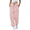 My Swag Womens Sweatpants Lightweight & Warm Loose Fit Jogger, Comfort Bottom Wear, Fleece Bottom Gym & Sleepwear Winter Trendy Trousers with Pockets Pajama Pants for Womens & Girls