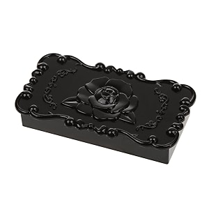 myaddiction beauty cosmetic makeup brush womens jewelry ring earrings eyelash storage holder organizer box container black