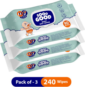 myaid sooo good baby wet wipes with aloe vera anti-rash alcohol-free thick  soft