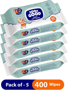 myaid sooo good baby wet wipes with aloe vera anti-rash alcohol-free thick  soft