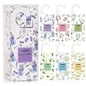 MYARO 12Pcs 6 Scented Sachets Hanging Car Air Freshener, Closet Deodorizer
