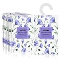 MYARO 12Pcs Linen Sachets Hanging Car Air Freshener, Closet Deodorizer