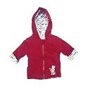 My Baby Town Baby Unisex Full Sleeve Reversable Hooded Jacket/Winter Jackets for Toddler Girls/Boys- Sweater for Girls/Baby Boys (RED, 3-4 Years)