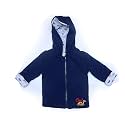 My Baby Town Baby Unisex Full Sleeve Reversable Hooded Jacket/Winter Jackets for Toddler Girls/Boys- Sweater for Girls/Baby Boys (Navy Blue, 3-4 Years)