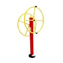 Mybeast Big Shoulder Wheel with Heavy Duty GI Pipe Construction (Red and Yellow Colour)