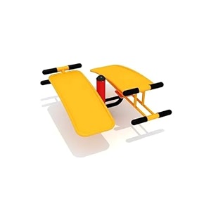 mybeast dual situp board with heavy duty gi pipe construction red and yellow colour