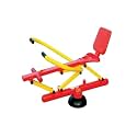 Mybeast Single Seated Rowing Machine with Heavy Duty GI Pipe Construction (Red and Yellow Colour)