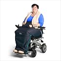 myBlanket Wheelchair Blanket Summer - Wind & Waterproof Leg Protection Rain Cover, Lightweight & Compact Rain Cover for Manual and Electric Wheelchair Users or Powerchair - Cotton (5XL-7XL)
