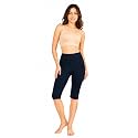 mybody Women’s Cotton Knee Length Cycling Shorts | Stretchable Breathable Biker Gym Yoga Workout Shorts | Mid Waist Athletic Fit