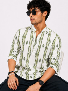 Myethics Men Printed Straight Kurta
