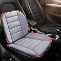 MYFAMIREA Car Seat Cushion and Lumbar Support Pillow 1.2'' Thick Memory Foam Desk Chair Cushion Back Support for Automotive Seat Driver, Travel, Leg and Back Pain Relief, Washable, Adjustable, Gray