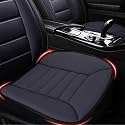 MYFAMIREA Car Seat Cushion Pad 1.2" Thick Comfort Seat Protector for Car Driver Seat Office Chair Home Use Memory Foam Seat Cushion with Non Slip Bottom, 20'' x 18.5'', Dark Gray