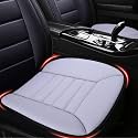 MYFAMIREA Car Seat Cushion Pad 1.2" Thick Comfort Seat Protector for Car Driver Seat Office Chair Home Use Memory Foam Seat Cushion with Non Slip Bottom, 20'' x 18.5'', Gray