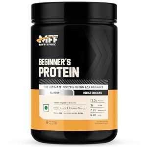 myfitfuel advance beginner whey protein 1kg double chocolate whey protein concentrate amp whey protein isolate  digestive enzymes