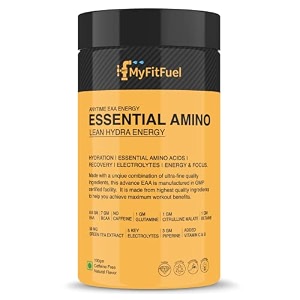 myfitfuel anytime eaa energy 100g caffeine free natural flavor essential amino with hydration muscle repair amp recovery with glutamine electrolytes citrulline malate