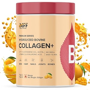 MyFitFuel Hydrolyzed Bovine Collagen 500gm Mango with