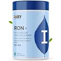 MyFitFuel Iron (6 Months) + Folic Acid, Zinc, Vitamin C & B12 Supplement For Hemoglobin, Immunity & Energy, (180 Capsules)