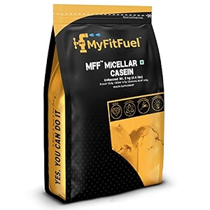 myfitfuel micellar casein protein powder  2 kg 60 servings unflavoured  slow release protein