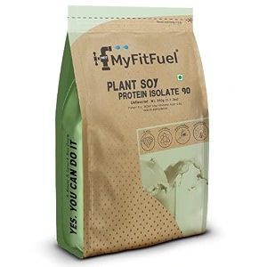 myfitfuel plant soy protein isolate 90  pure soy  500gm 14 servings unflavoured