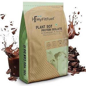myfitfuel plant soy protein isolate 90  pure soy  1 kg 28 servings rich chocolate delight