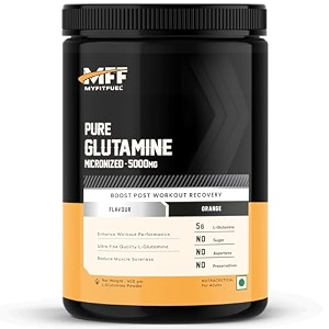 myfitfuel pure glutamine 088 lbs 400 gm orange