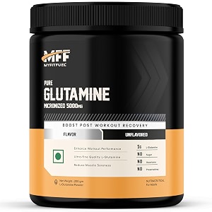 myfitfuel pure micronized glutamine  200gm 40 servings unflavoured
