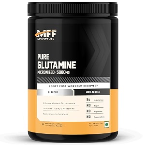 myfitfuel pure micronized glutamine  400gm 80 servings unflavoured