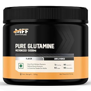 myfitfuel pure glutamine 100 gm 022 lbs unflavoured